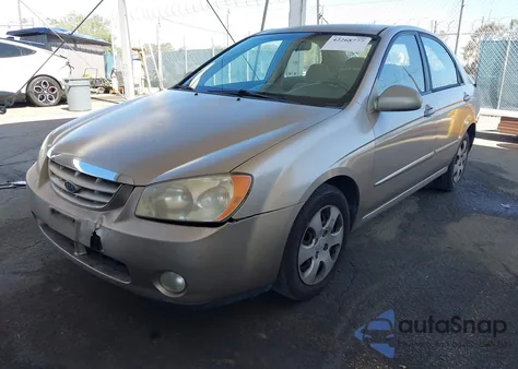2004 Kia Spectra Ex/Lx from USA, damaged, VIN KNAFE122145041484